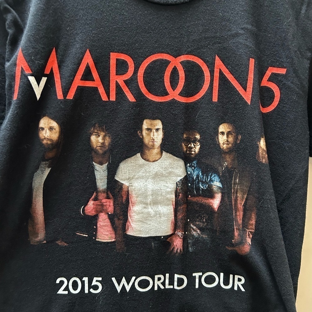 Maroon 5 World Tour 2015 Concert Tee Small - Picture 5 of 5
